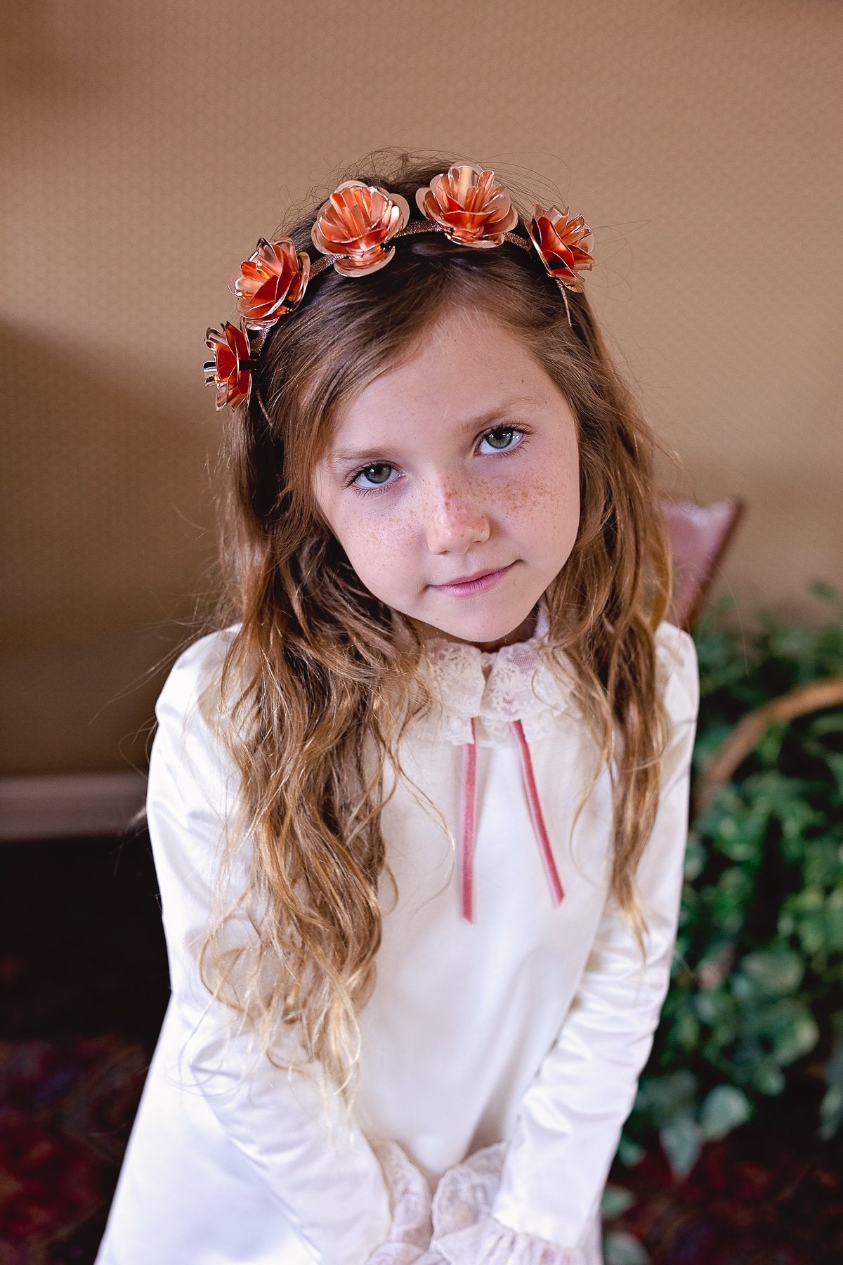 Lonely Roses Headband - Silver - PROJECT 6, modest fashion