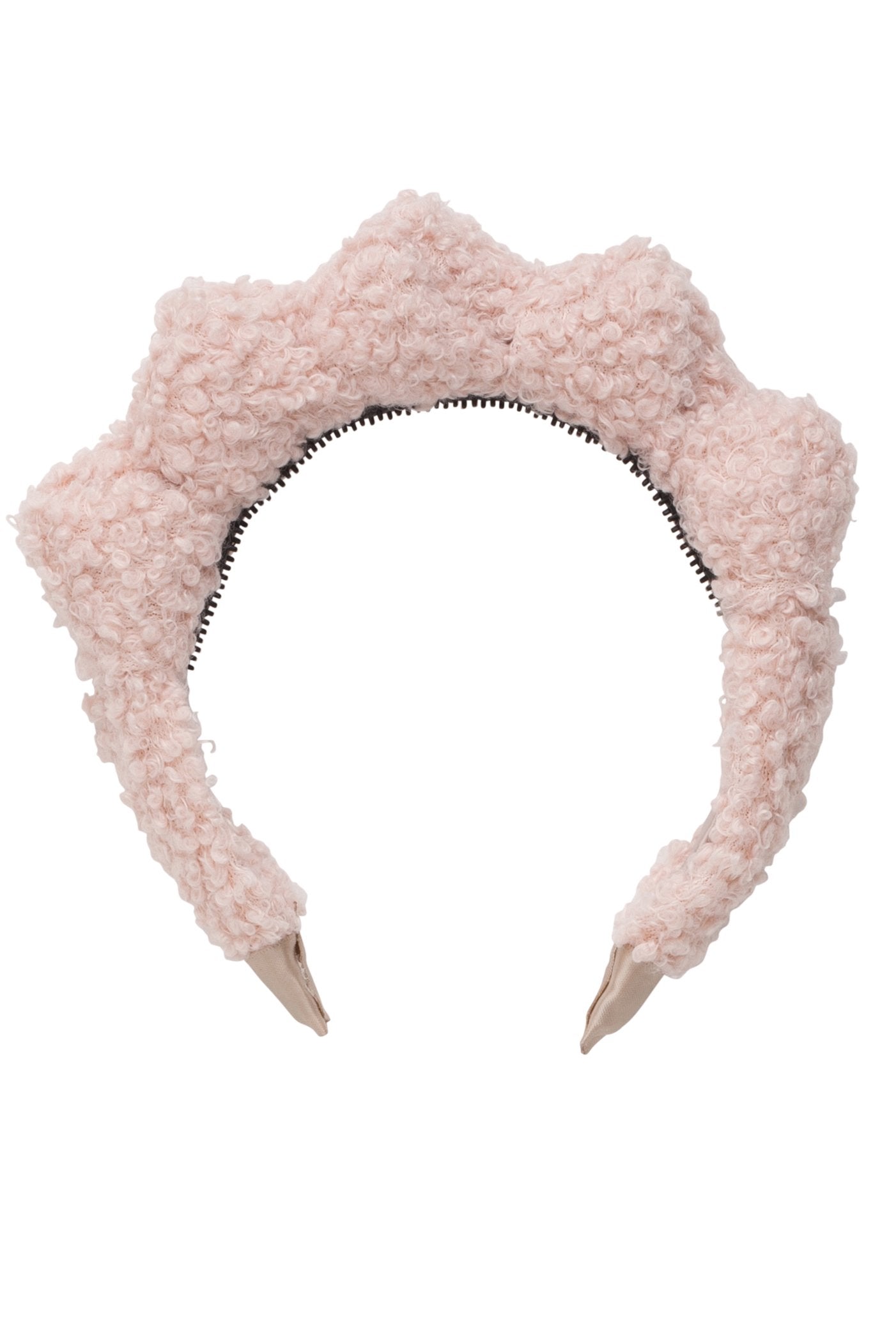 Fuzzy Mountain Queen Headband - Blush Fur