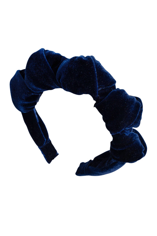 Mountain Queen Headband - Navy Velvet