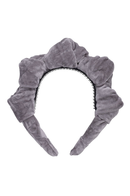 Mountain Queen Headband - Silver Velvet