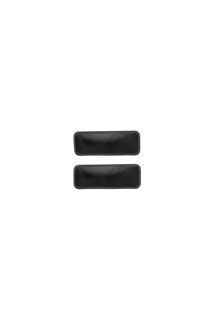 Olly Logs Set of 2 - Black Pleather