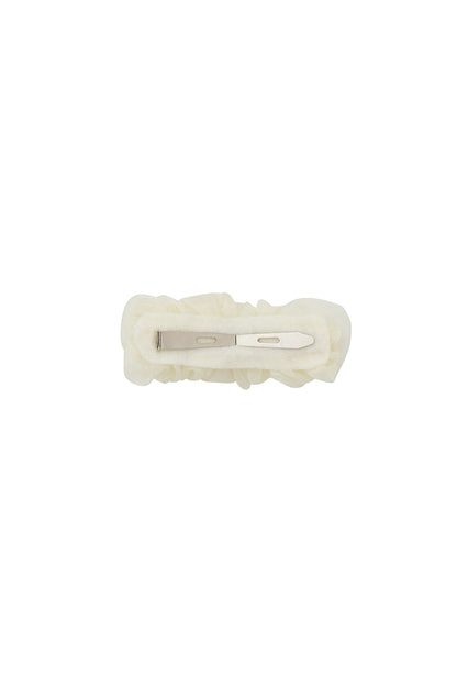 Organza Bunches Clip - Ivory