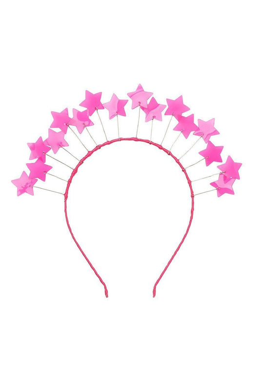 Floating Crown - PVC Hot Pink Stars - PROJECT 6, modest fashion