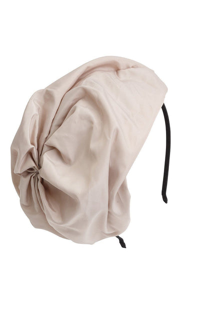 Petit Hat - Taupe Taffeta - PROJECT 6, modest fashion