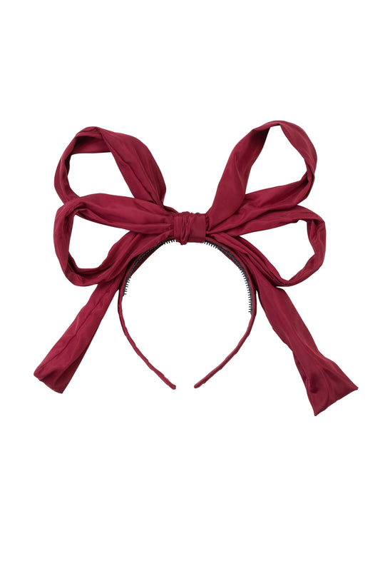 Double Party Bow Headband - Brick - PROJECT 6, modest fashion