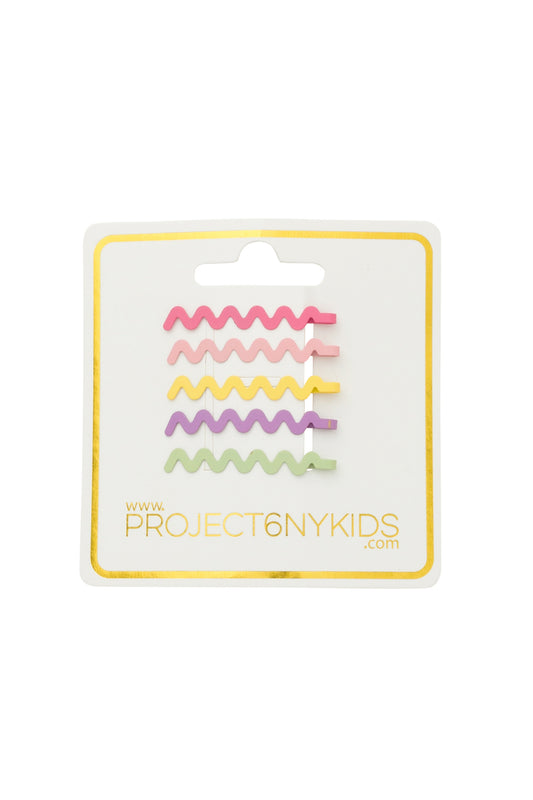 Squiggle Bobby Pins - *Basics* - Colorful Set A