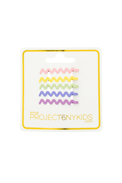 Squiggle Bobby Pins - *Basics* - Colorful Set B