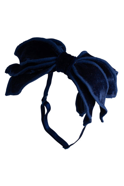 Winter Petals Wrap - Navy Velvet